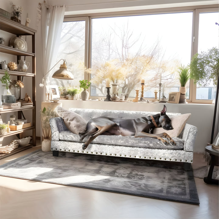 Luna's Place Heritage Dog Sofa - Slate