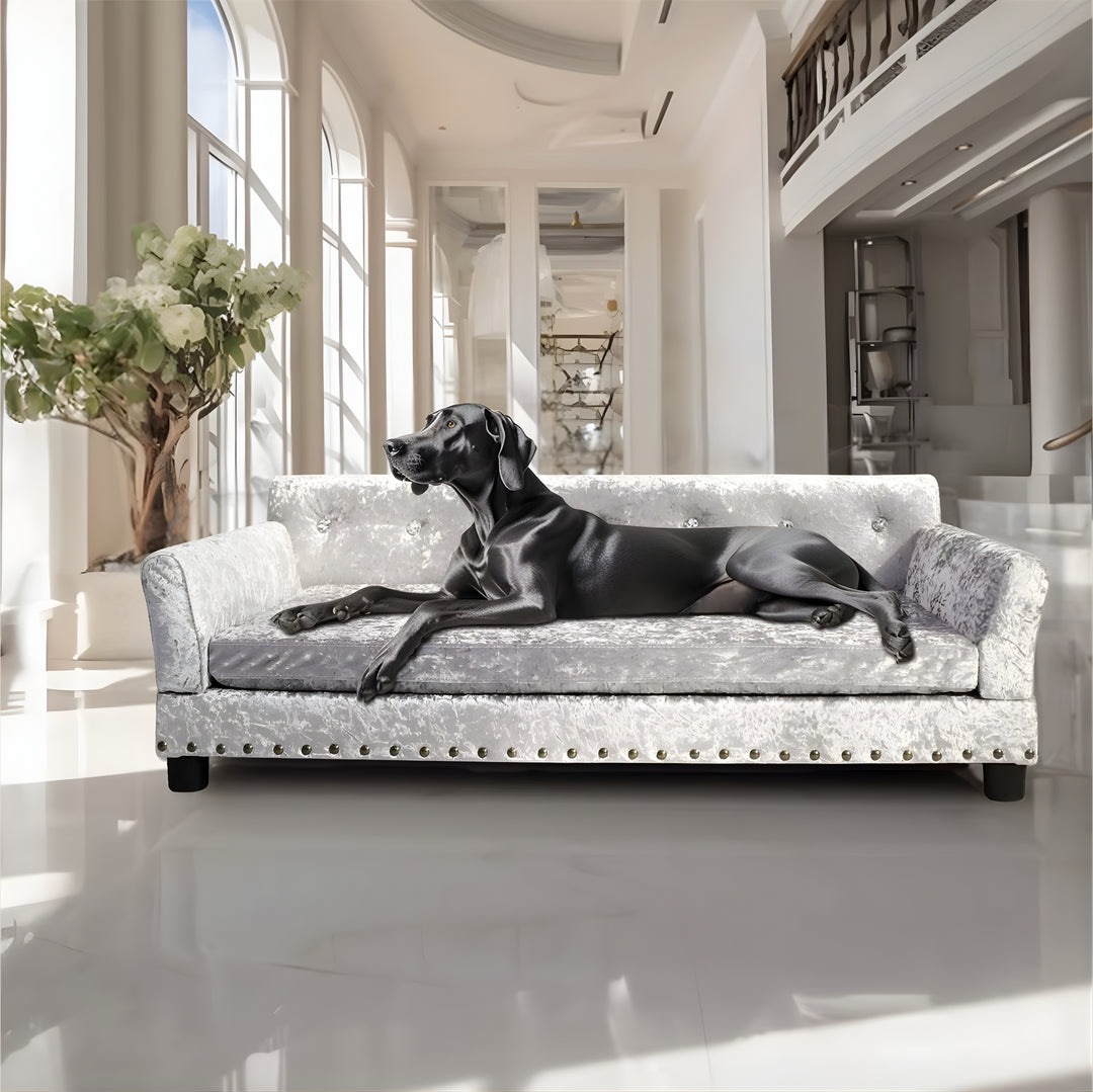 Luna's Place Heritage Dog Sofa - Slate