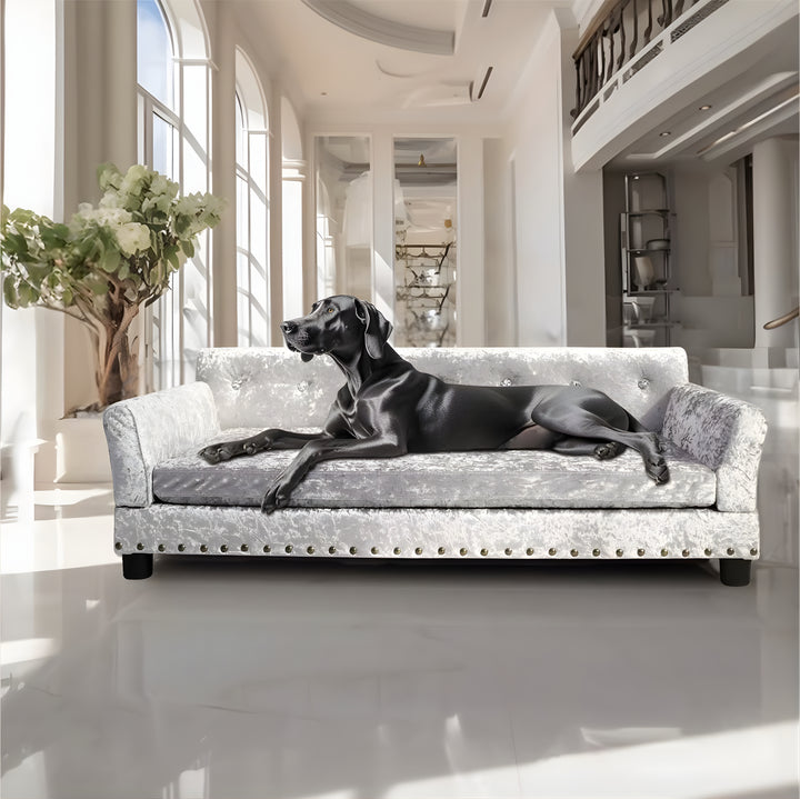 Luna's Place Heritage Dog Sofa - Slate