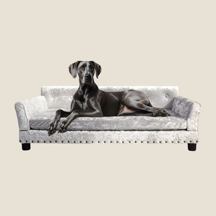 Luna's Place Heritage Dog Sofa - Slate