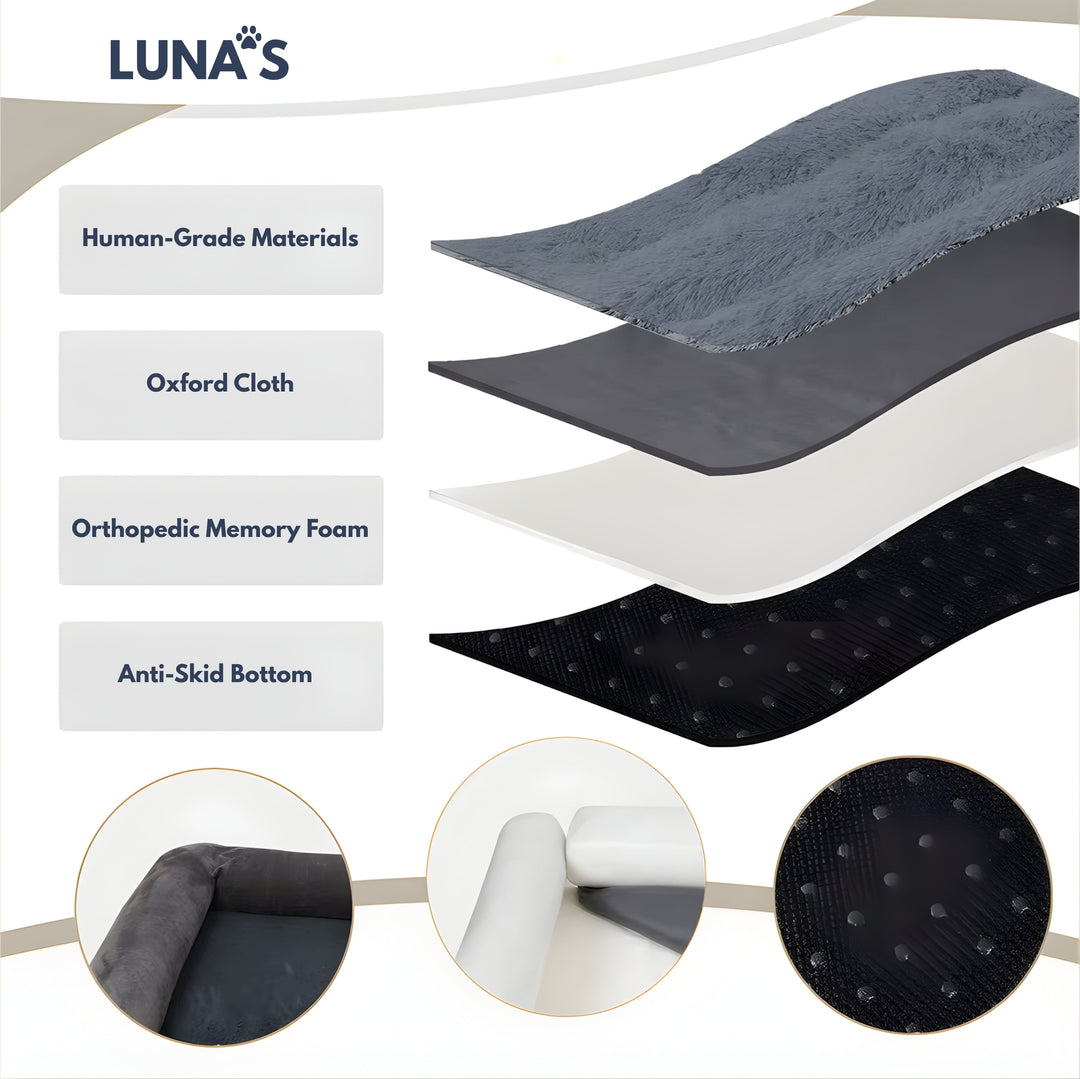 Bolster Orthopedic Dog Bed