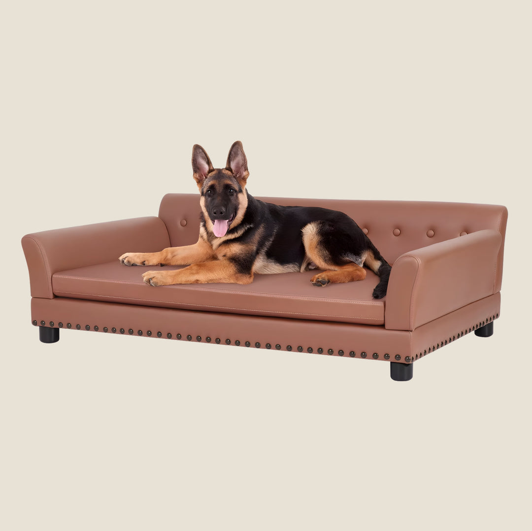 Heritage Dog Sofa - Cognac
