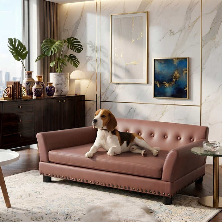 Heritage Dog Sofa - Cognac