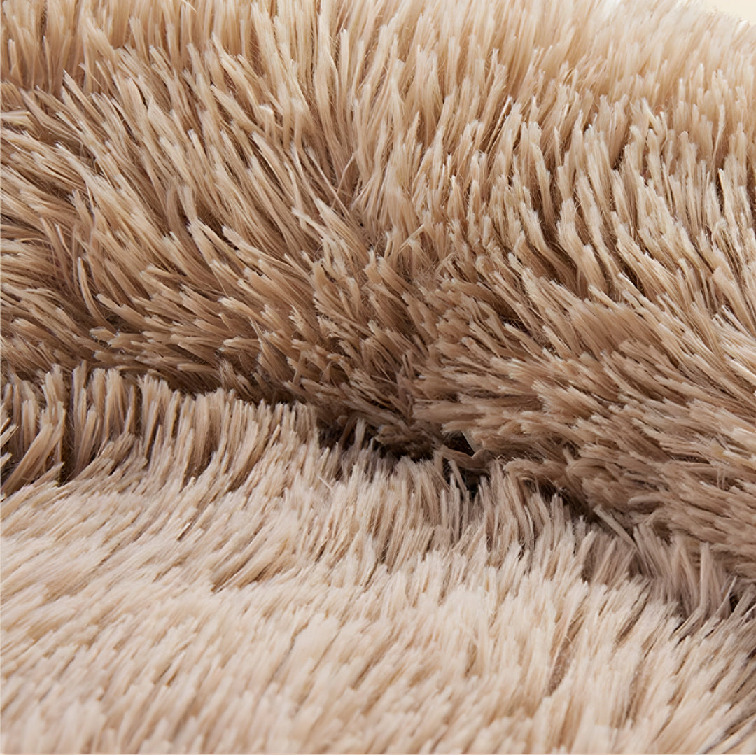 Plush Calming Donut Dog Bed