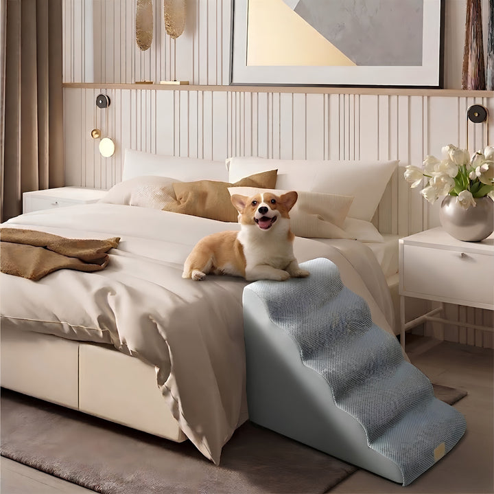 Rounded Orthopedic Dog Stairs